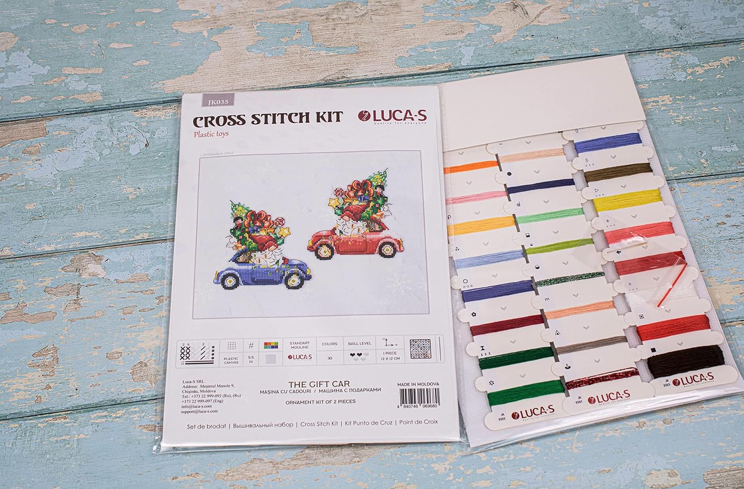Toys Cross Stitch Kits Luca-S - The Gift Car, JK035