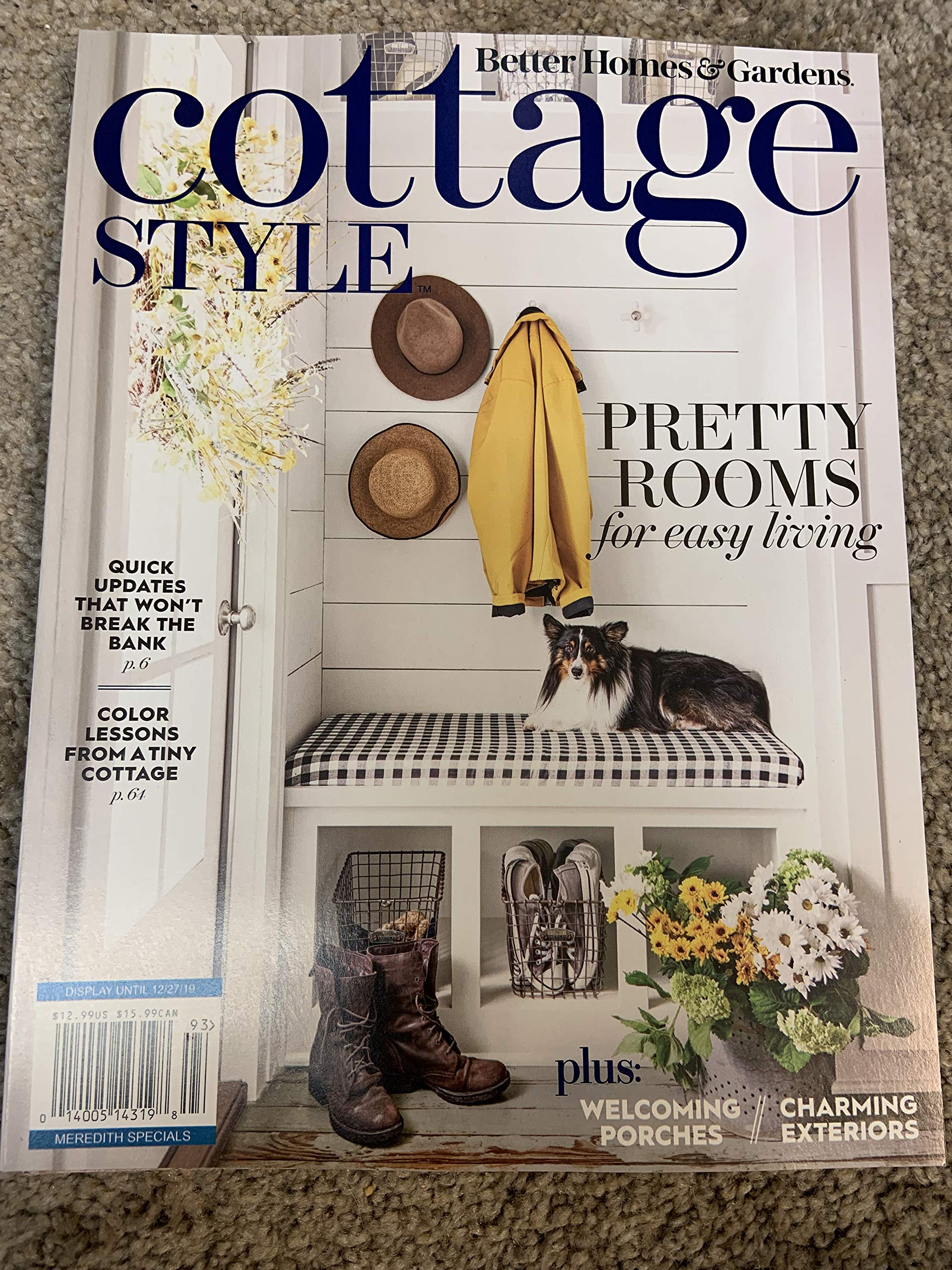 Better homes & garden cottage style magazine (pretty homes for easy living) fall/winter 2019