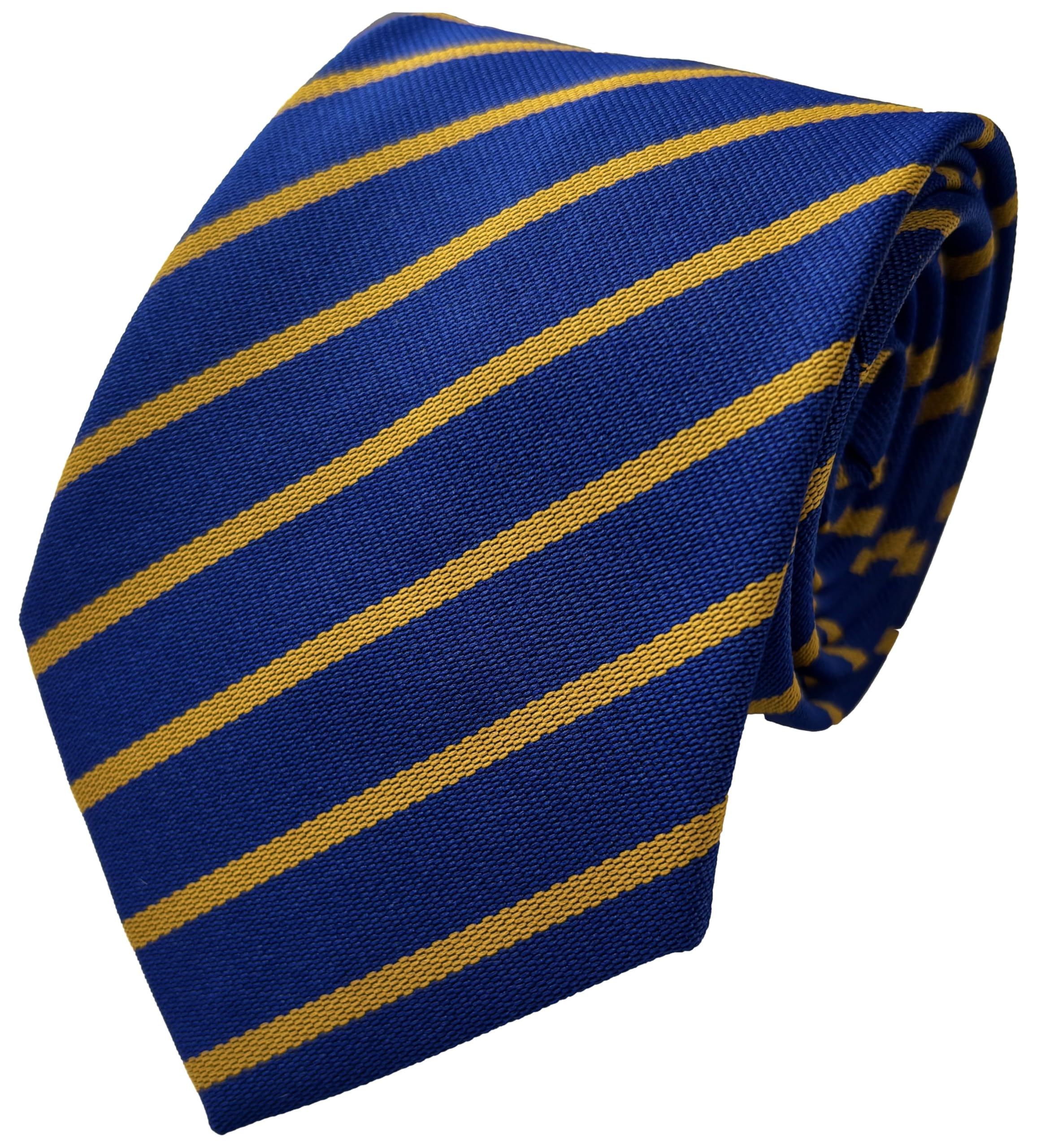 Great British Tie Club School Ties (21 Single Stripe Variations) (Royal & Gold)
