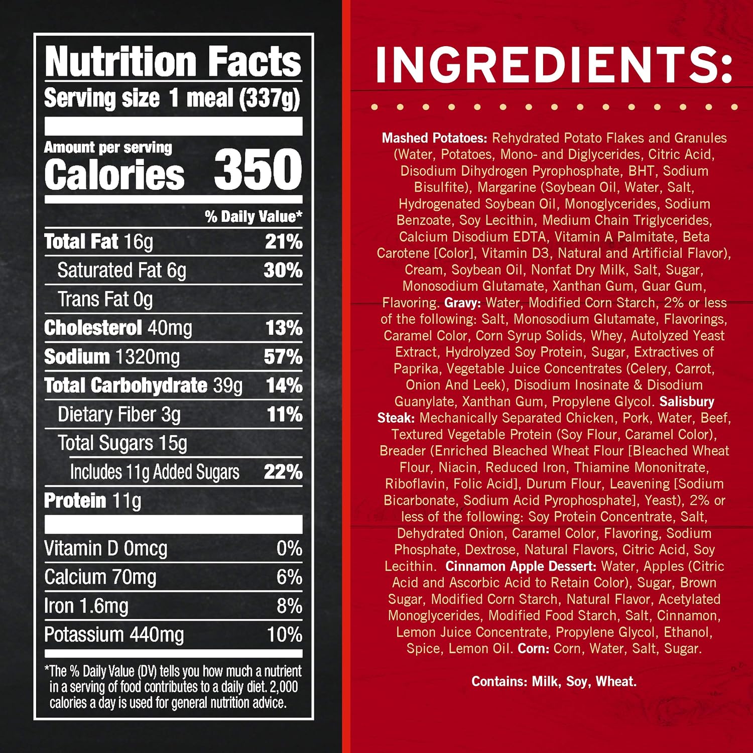 Banquet Salisbury Steak Meal, 11.88 Oz