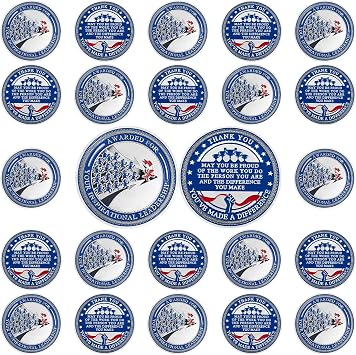 BHealthLife 24 Pcs Inspirational Leadership Coins Bulk for Employee