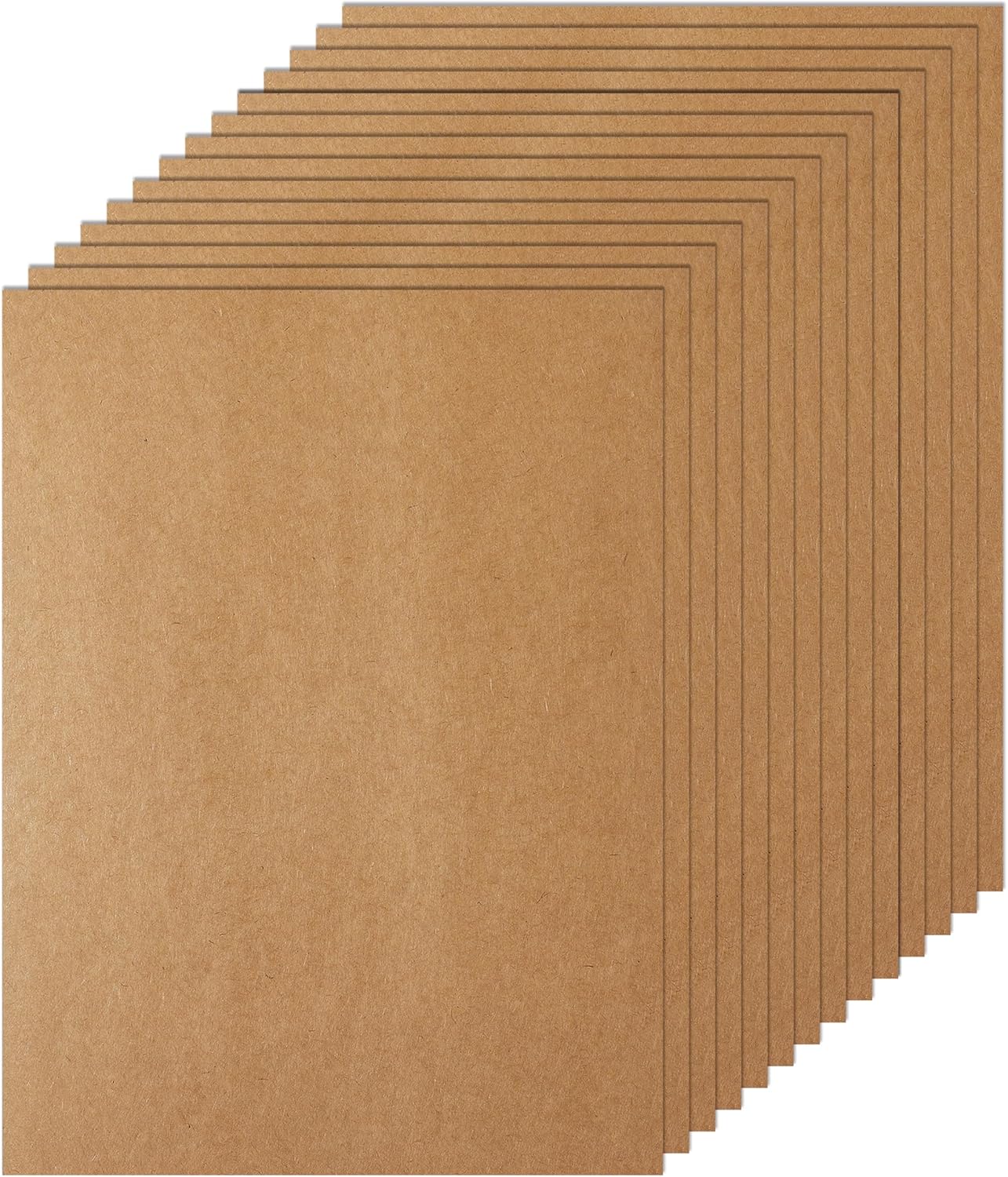 Silunkia 120 Sheets Brown Cardstock 8.5 x 11 Kraft Paper, 250gsm/92lb Thick Printer Paper Card Stock for Greeting Cards, Stationery, Wrapper, Office Printing, School Crafts, Wedding Invitations