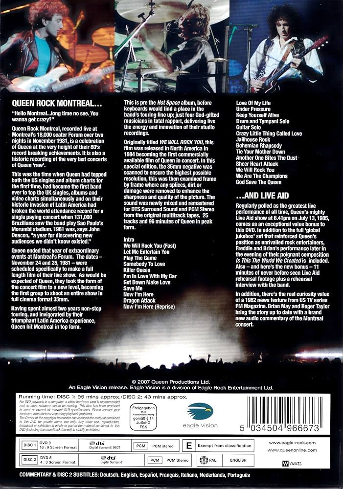 (未使用･未開封品)Queen Rock Montreal &amp; Live Aid/ [DVD] UIXY-15053_e53d0e58-68c6-4984-