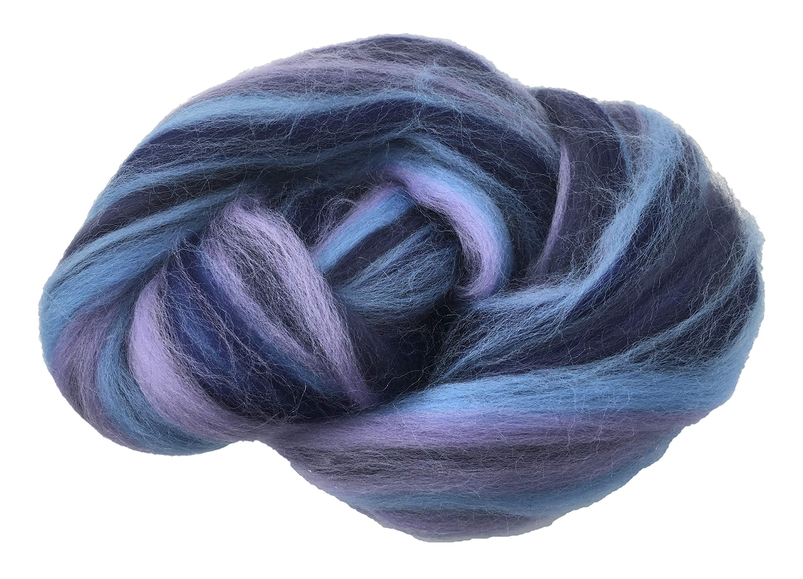 Molten Designs Purple Merino Felting Wool - Amethyst Vein