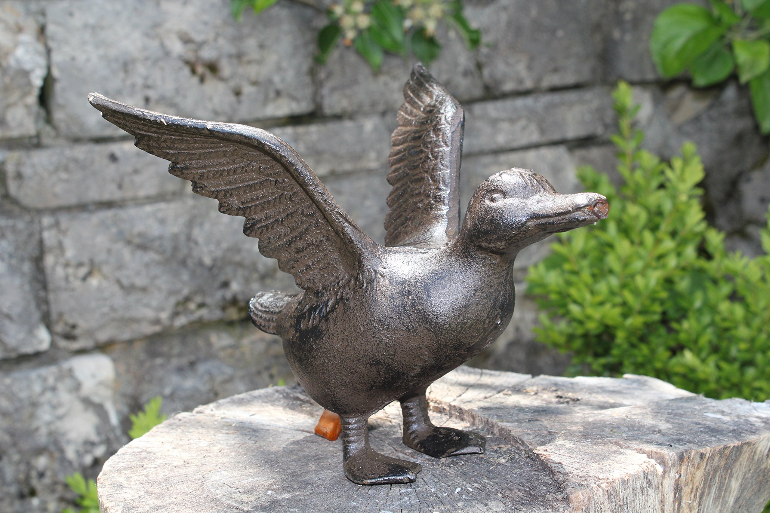 Unbekannt Wasserspeier Ente mit Pumpe