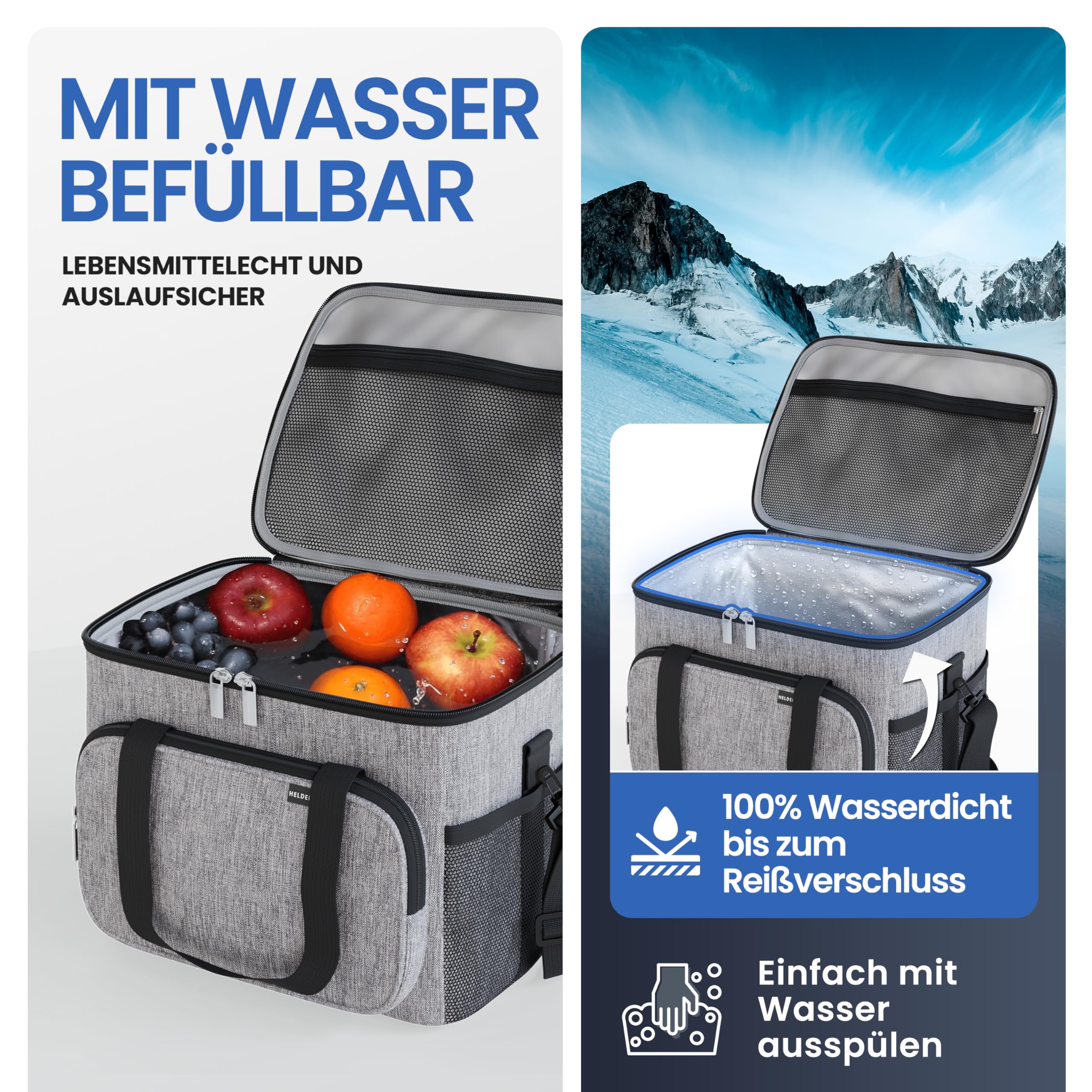 HELDENWERK Grand Sac Isotherme Pliable