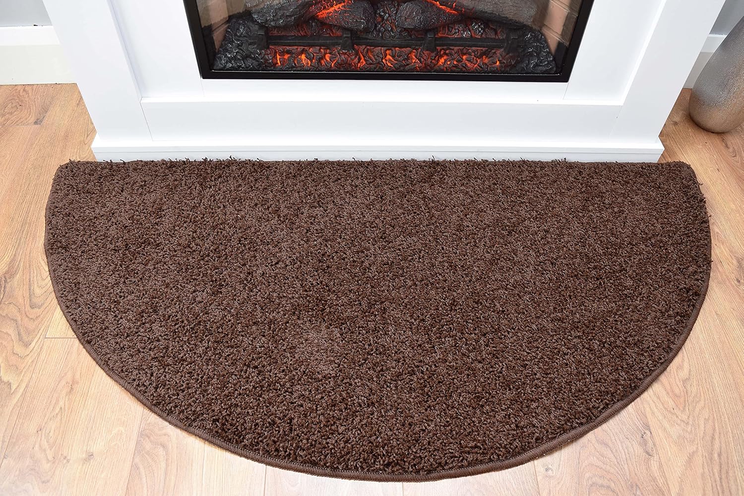 SrS Rugs® Half Moon Semi Circle Non Slip Machine Washable Hearth Living