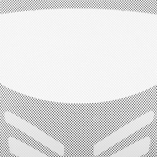 Miniatura 117 de Flash Furniture Nicholas Silla giratoria de oficina y juegos, ergonómica, de malla con soporte lumbar y altura ajustables, color negro Negro -,Malla