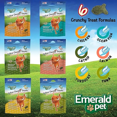 Miniatura 7 de Feline Dental Treats - Delicias y crujientes golosinas dentales para gatos sin granos, golosinas dentales naturales para limpiar los dientes de