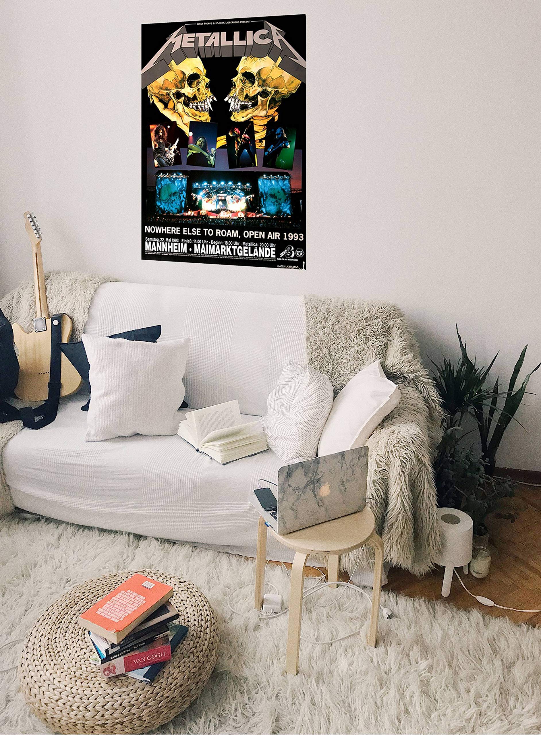 Metallica - Nothing Else Matters, Mannheim 1993 » Konzertplakat/Premium Poster | Live Konzert Veranstaltung | DIN A1 «