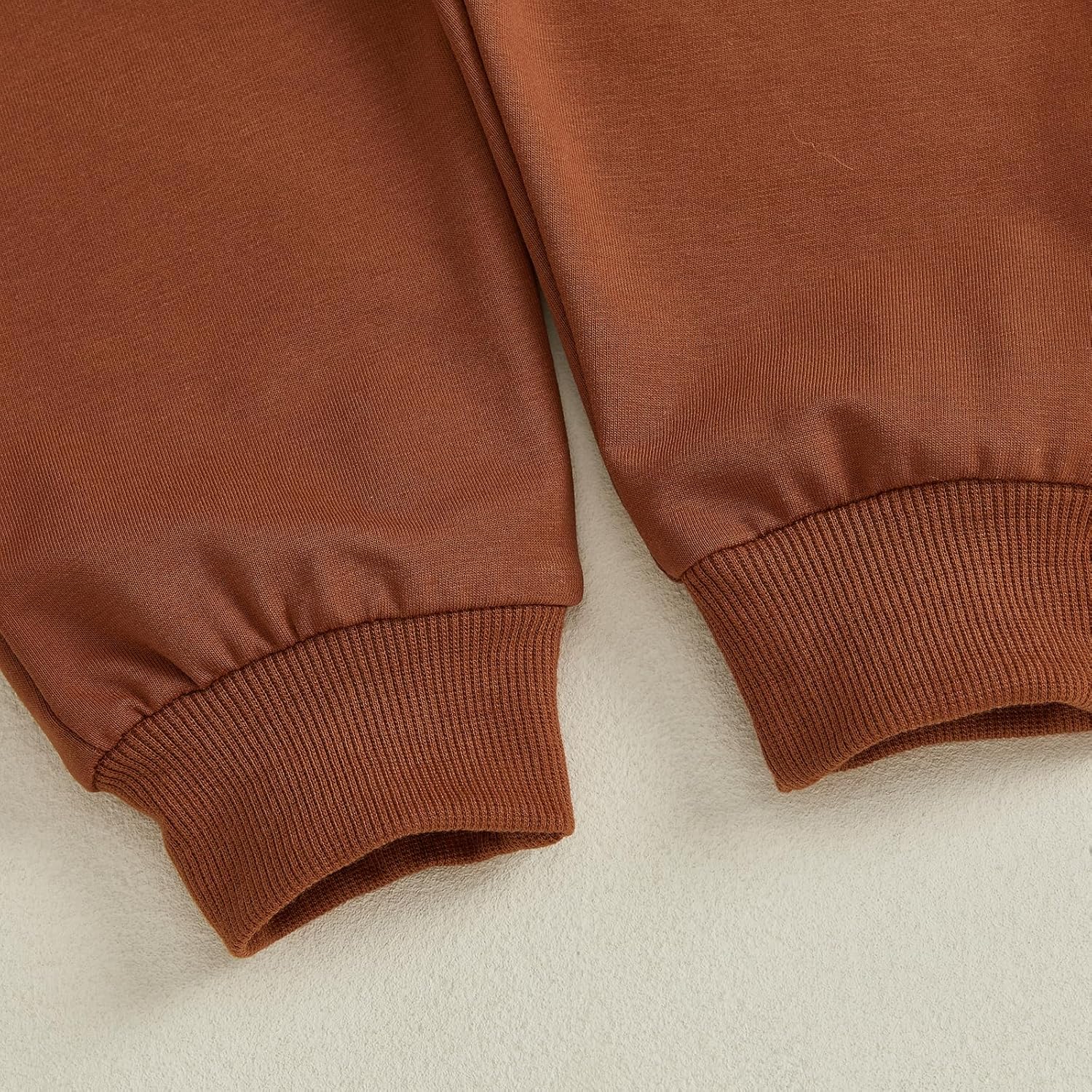 Fernvia Toddler Baby Girl Clothes 3 6 9 12 18 24 Months Fall Outfits Solid Long Sleeve Sweatshirt Tops + Pants Set - Image 6