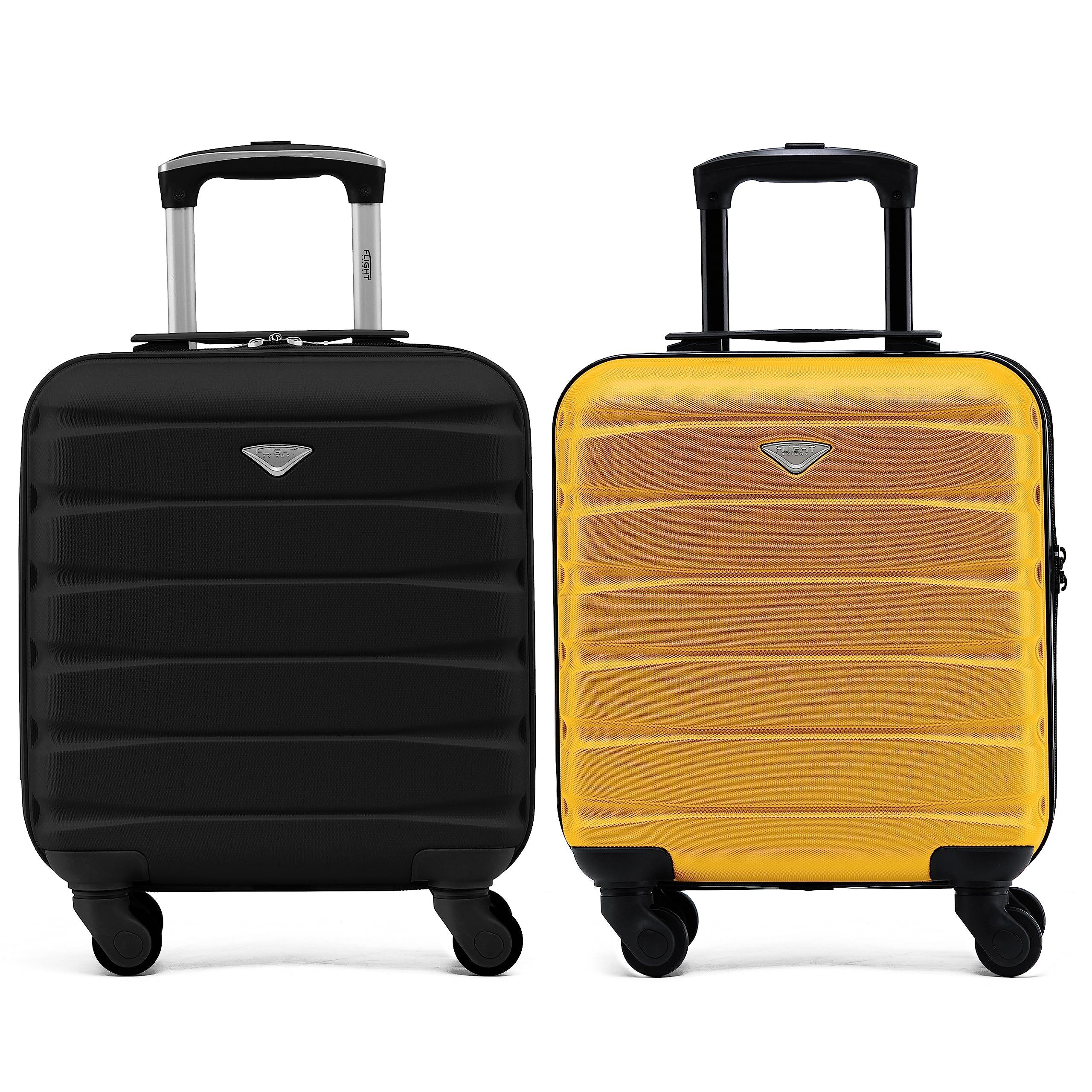 Flight Knight Suitcase Set of 2 Lightweight 4 Wheel ABS Hard Case Cabin Carry On Hand Luggage Approved for Over 100 Airlines Including easyJet, British Airways, Ryanair & Many More 55x35x20cm — view 179