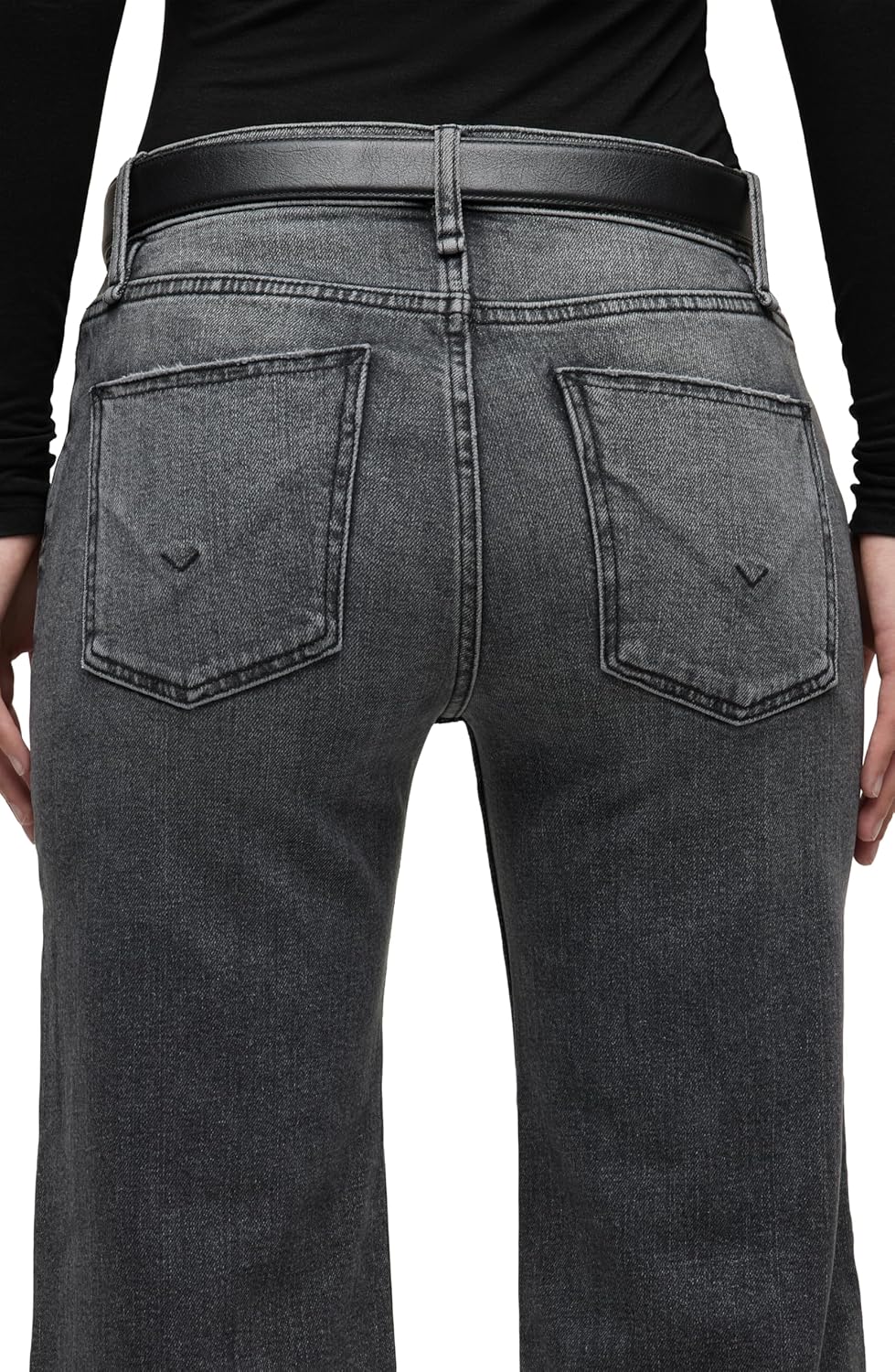 Hudson Women's Rosie High-Rise Wide Leg Ankle Jean - Image 5