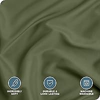 Vista 243 de Bare Home Funda de edredón extra larga – Premium 1800 súper suave – Funda de edredón ligera y fresca – Ropa de cama suave y transpirable