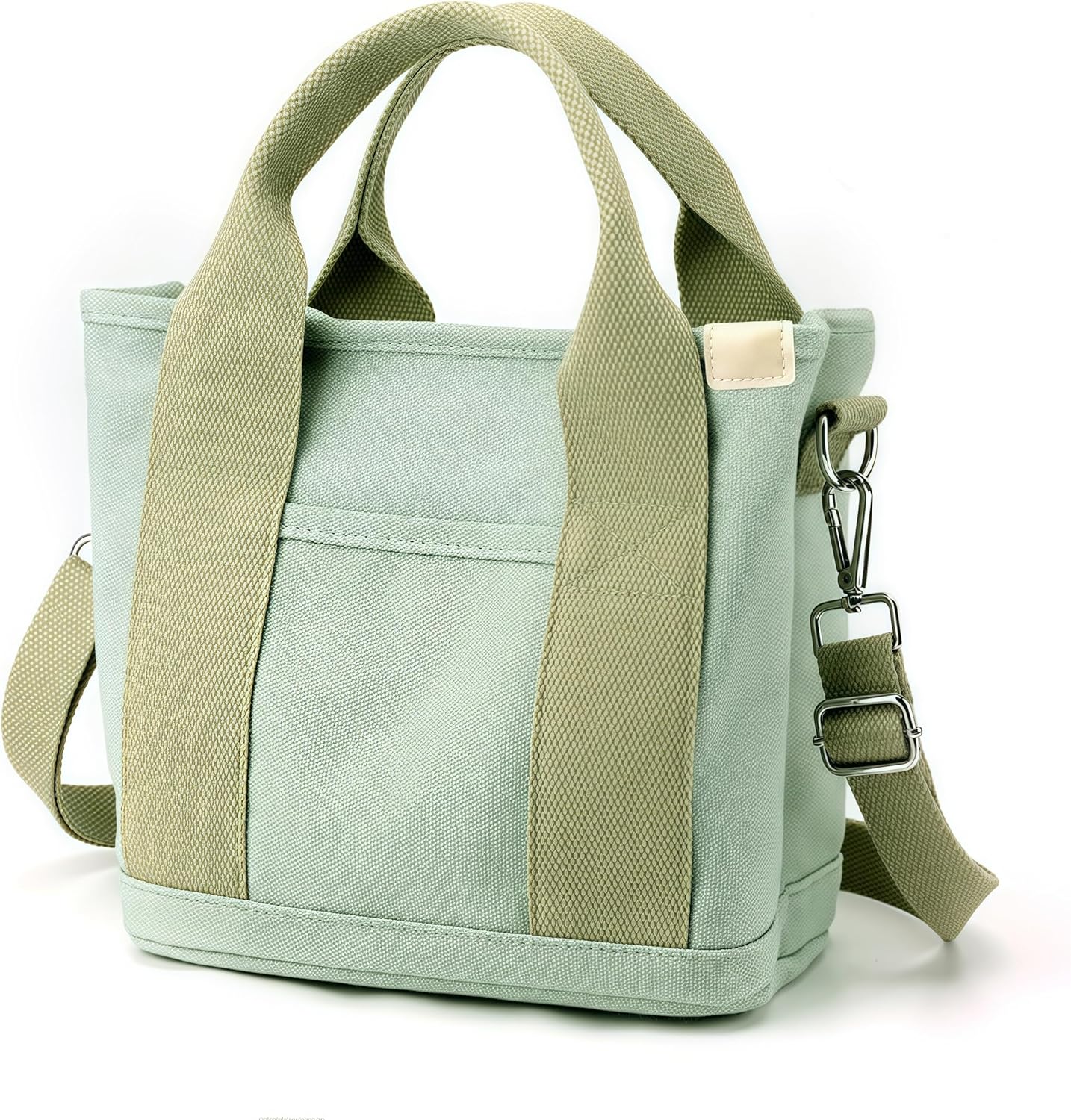 Small Canvas Tote Bag with Zipper 2025 - Multi-Pocket Crossbody Shoulder Satchel Hobo Messenger Bags for Casual Use