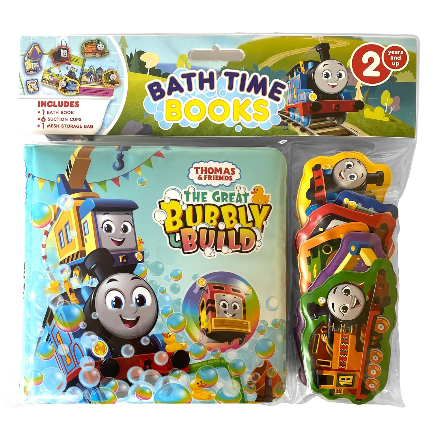 Thomas & Friends The Great Bubbly Build Bath Time Books - Activity ...