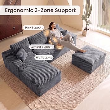 Boneless Couch Modular Sectional Sofa Cloud Couch