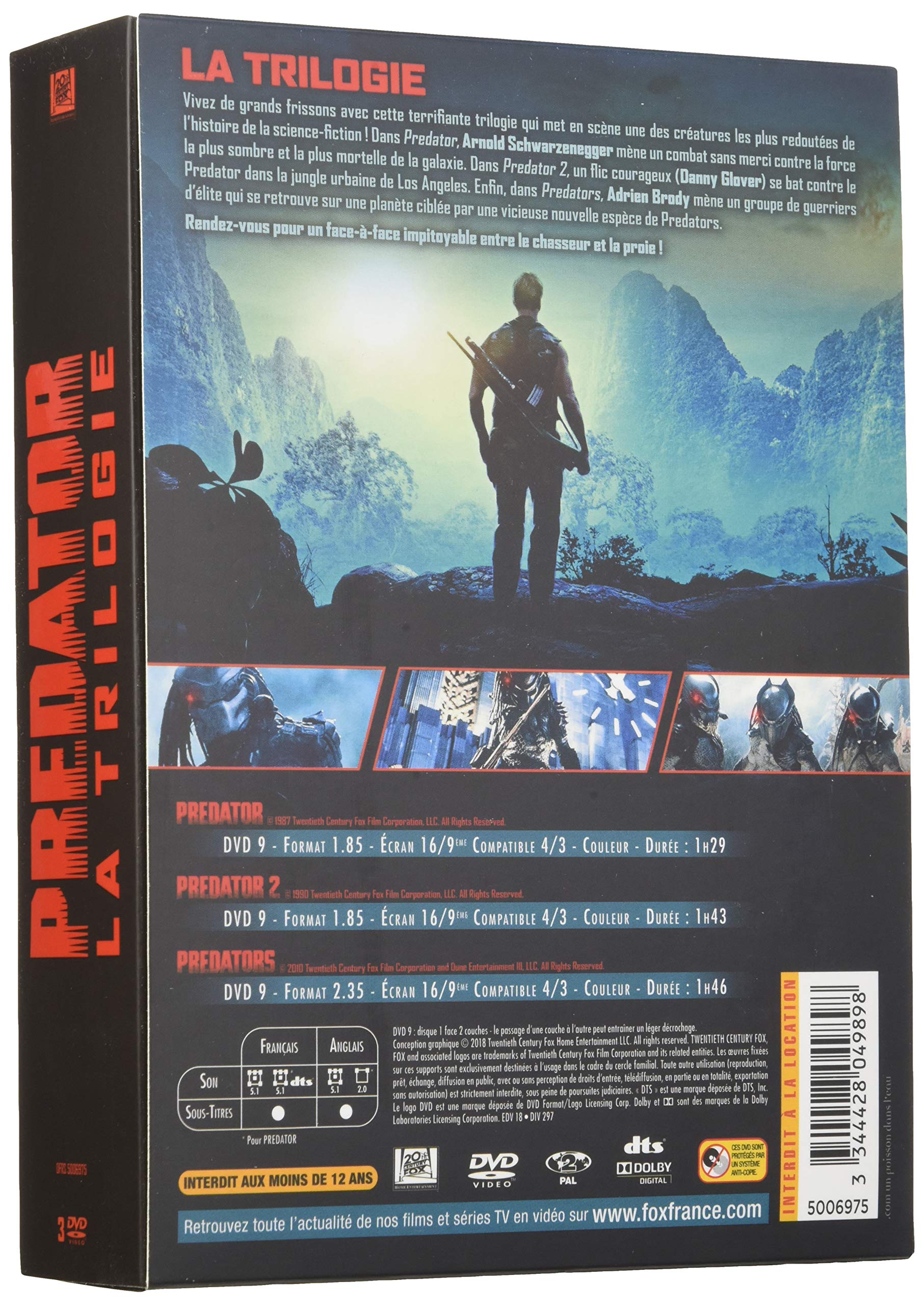 Coffret trilogie predator