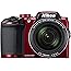 Nikon COOLPIX B500 Fotocamera da 16MP, 1/2.3", CMOS, 4608 x 3456 Pixels, Rosso