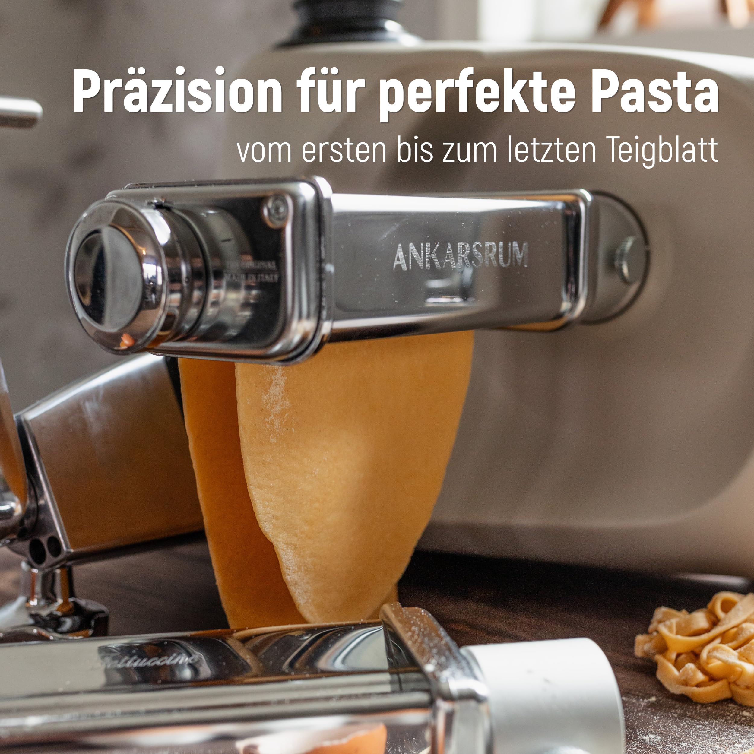 Ankarsrum Pastawalze Lasagne | Nudelaufsatz für frische Pasta & Lasagneplatten, passend für alle Ankarsrum Küchenmaschinen (N1–N30)