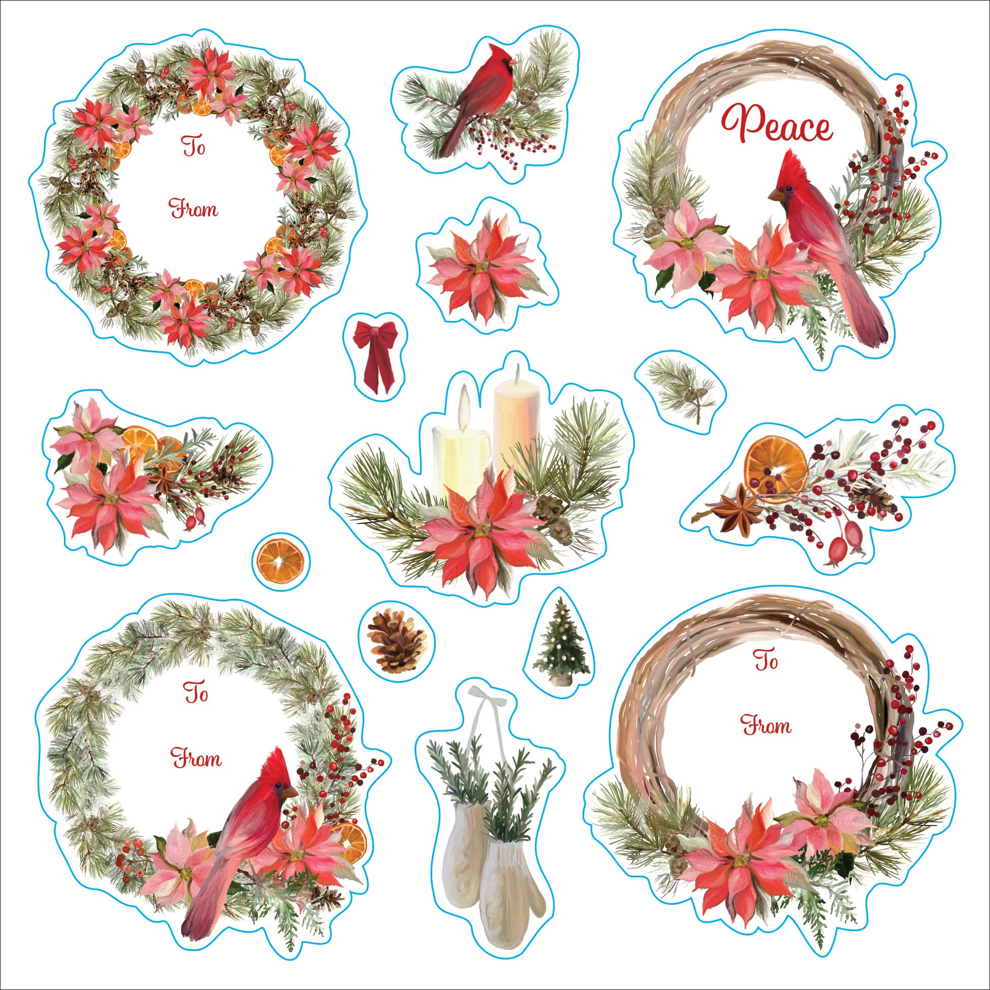 Merry & Bright Christmas!: A Festive Sticker Book