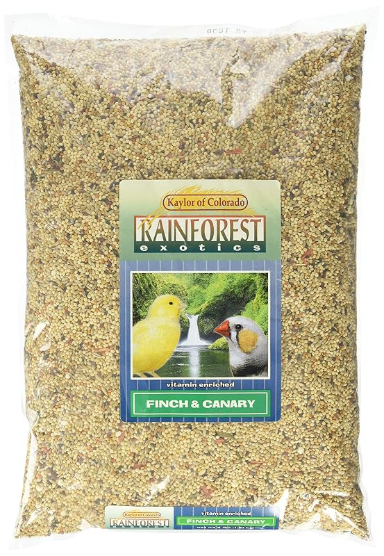 Alimento para Canários e Tentilhões Rainforest Exotics, mistura de sementes, 1,81 kg
