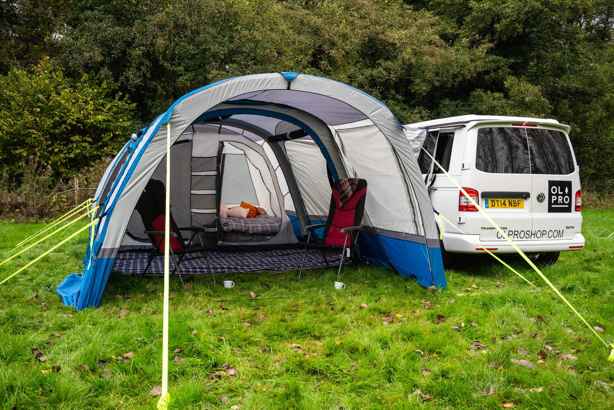 OLPRO Cocoon Breeze Extension - Dunkelgrau / Orange Wegfahren