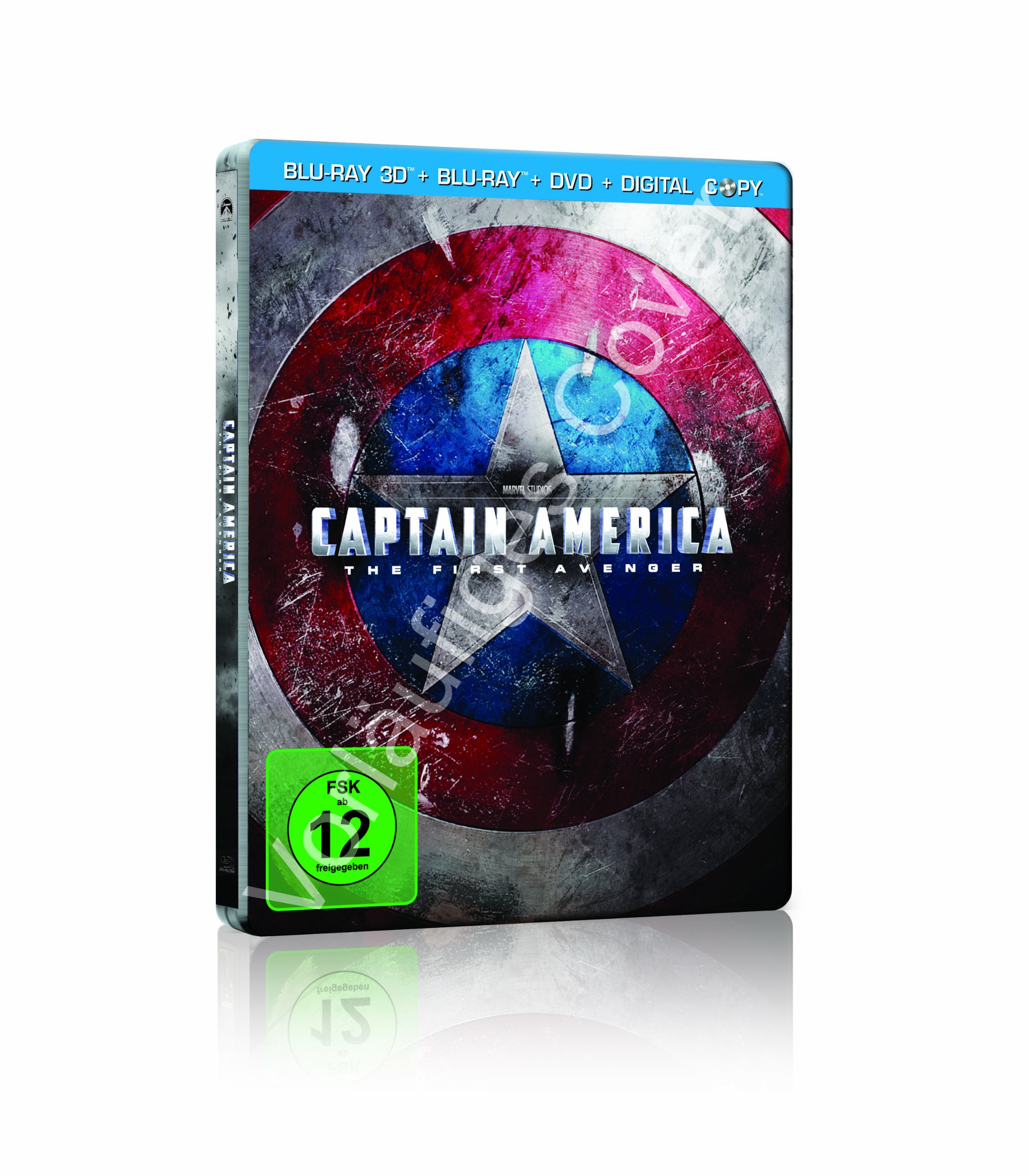 Captain America - The First Avenger (+ Blu-ray + DVD + Digital Copy) (Steelbook, exklusiv bei Amazon.de) [Blu-ray 3D]