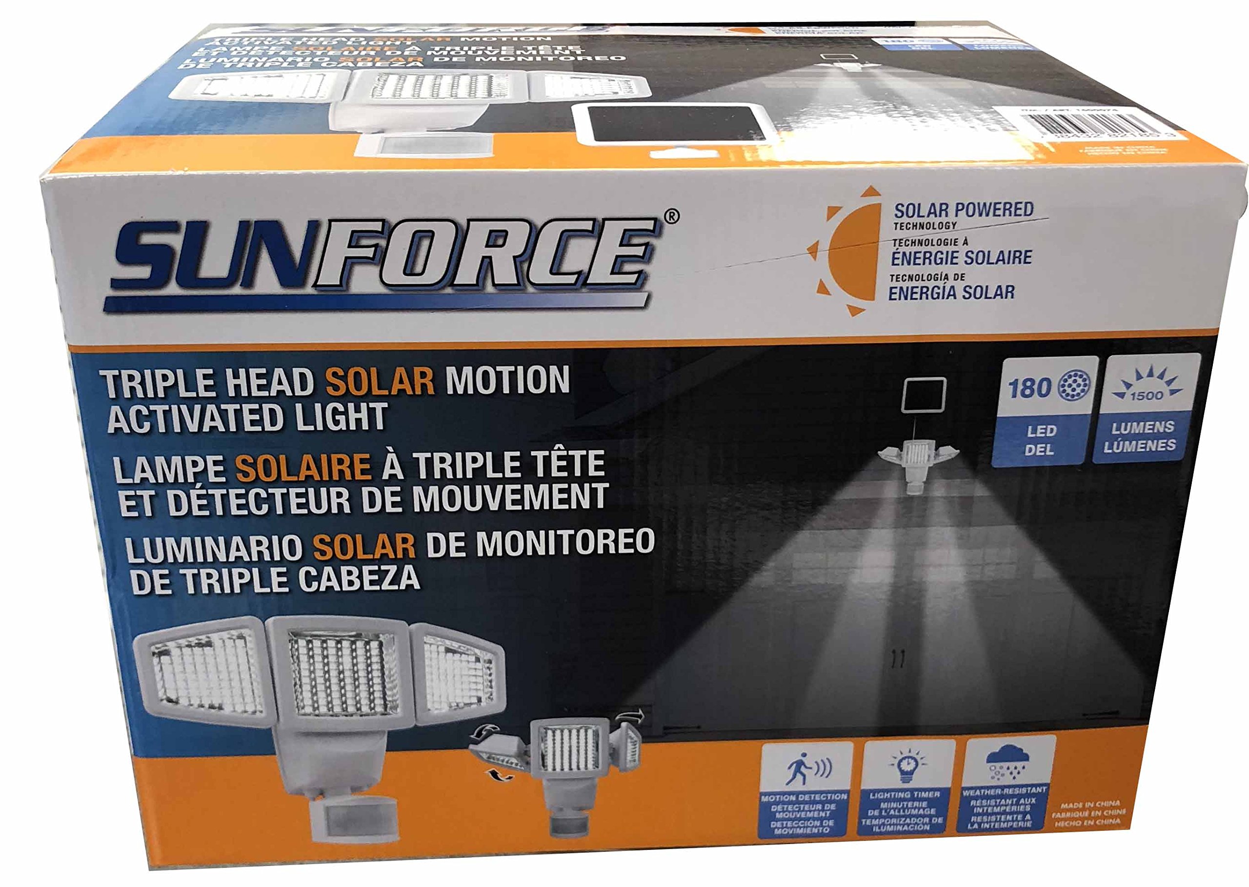 Sunforce Lights Sunforce Solar Motion Security Light 1500 Lumens