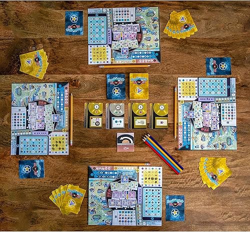 Miniatura 2 de Inside Up Games Draft & Write Records - Juego de mesa de música, dibujo de cartas, Draft Your Band, Tour The World, Top The Charts, Edad 10+, 1-6