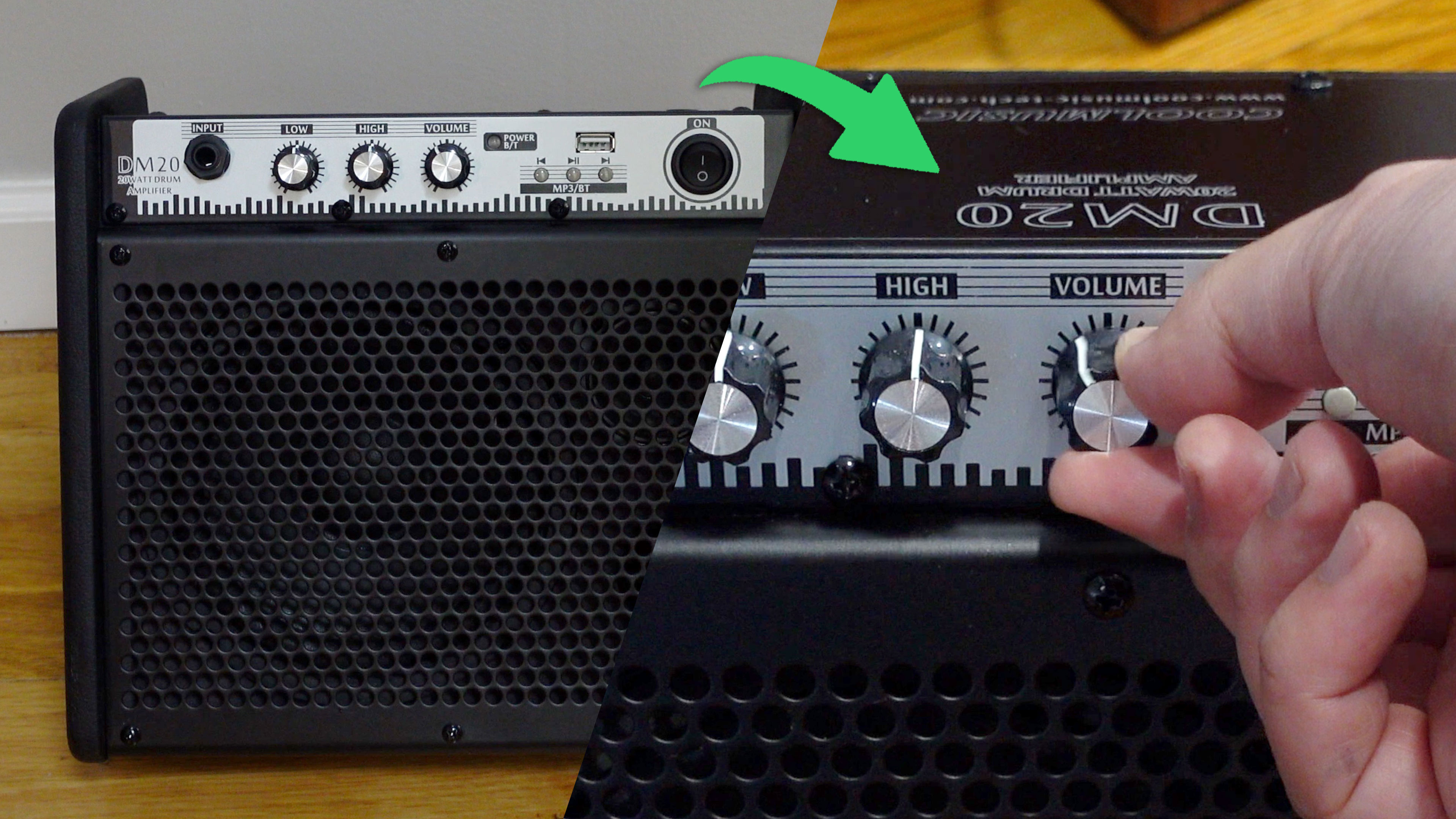 Watch Quick Review & Walkthrough - Coolmusic DM20 Drum Amp Speaker