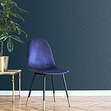 Julien MacDonald Disco Glitter Navy Plain Wallpaper - Paste The Wall - Navy Blue - Contemporary Sparkling Plain Design - Feature Wall