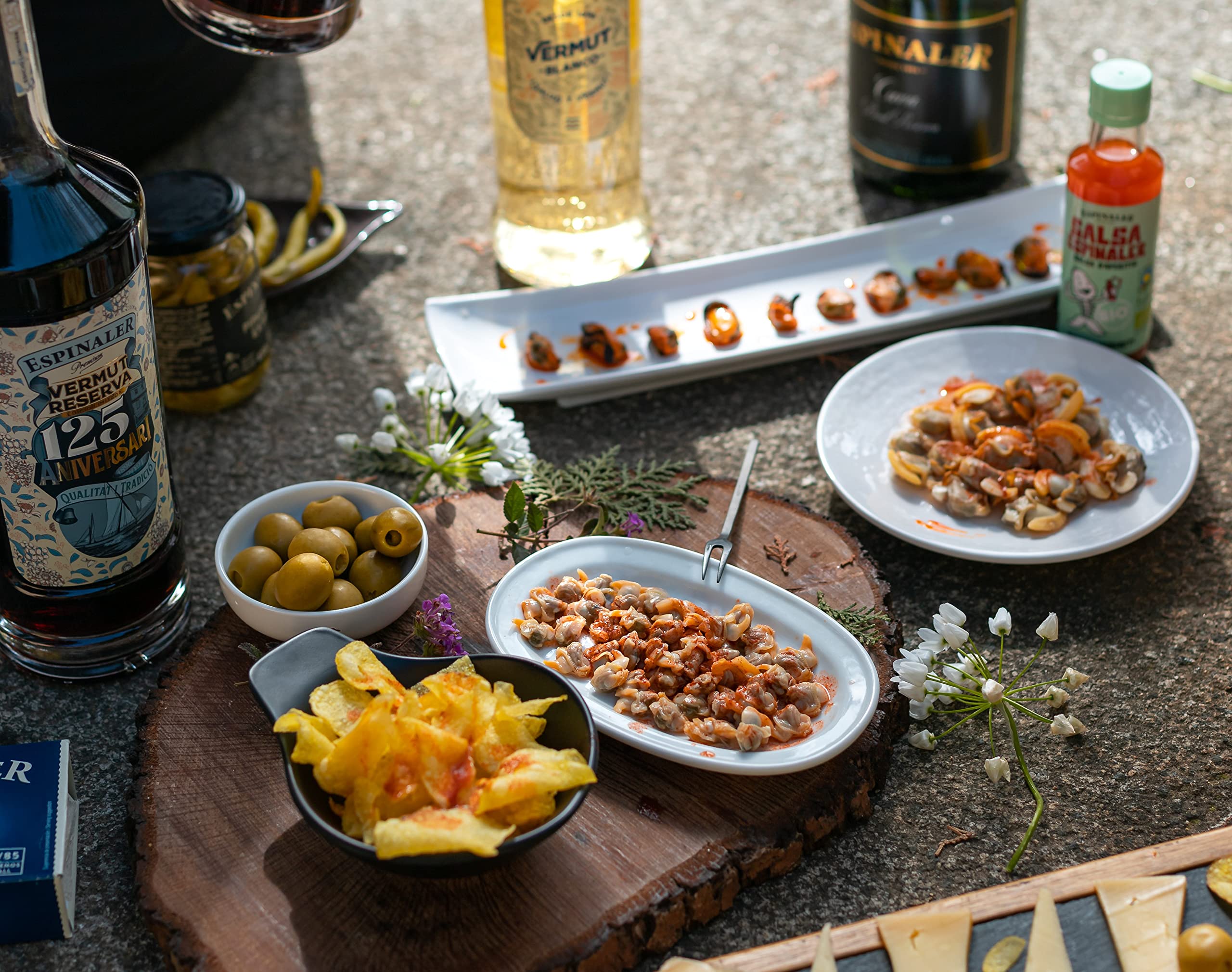 Berberechos al natural Espinaler - Pack de 5 latas de 45-55 - Conservas Gourmet de berberecho - Berberechos en conserva de tamaño mediano para tu aperitivo