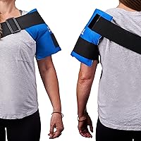 Vista 6 de Envoltura de hielo para hombros de gel suave (color azul)