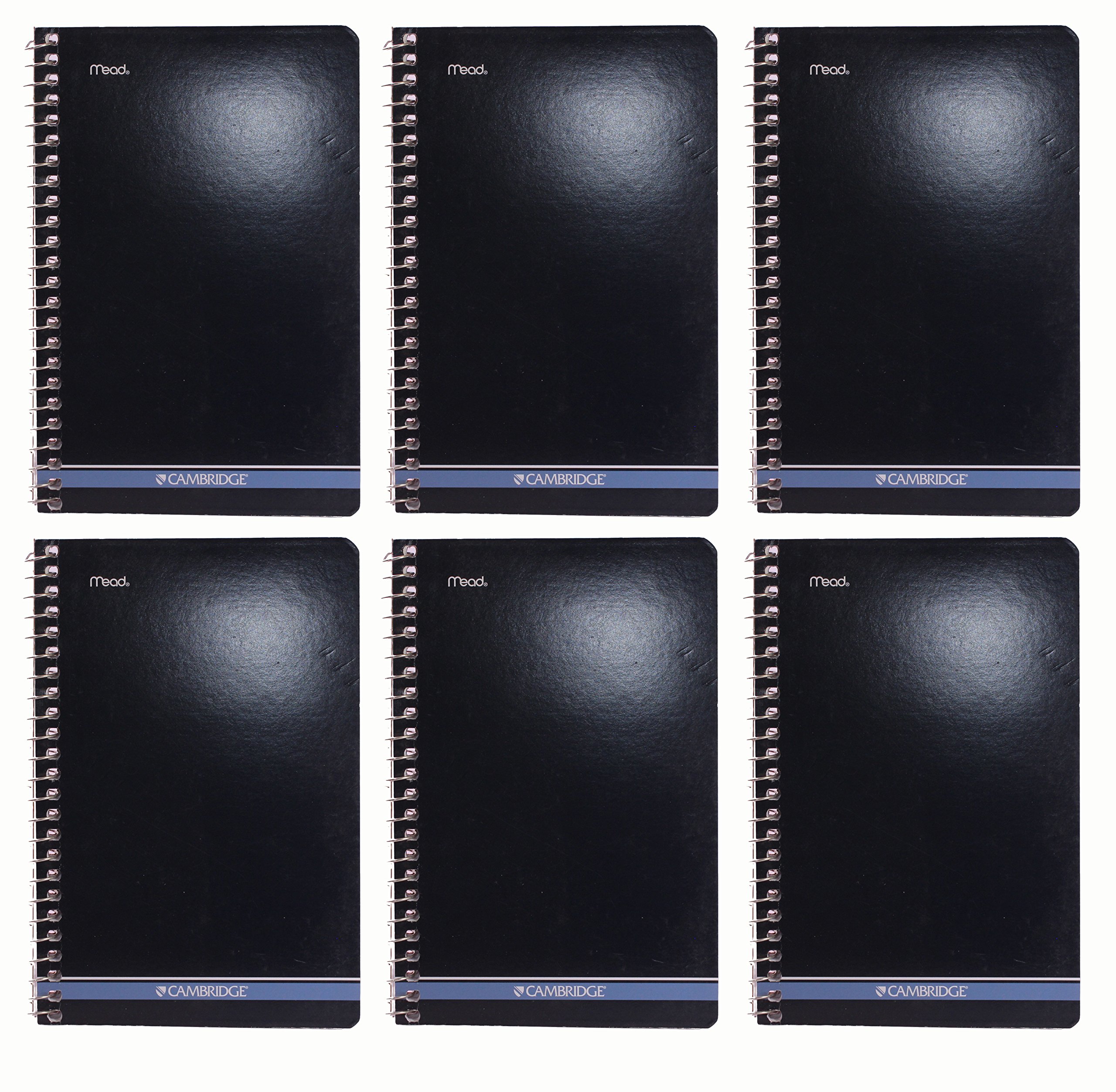 Mead Cambridge Memo Book, 4"x6", College Ruled, 70 sheets, Pack Of 6