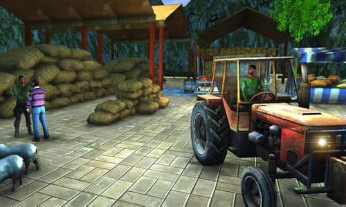 Indian Tractor Farming Simulator Game : Harvester