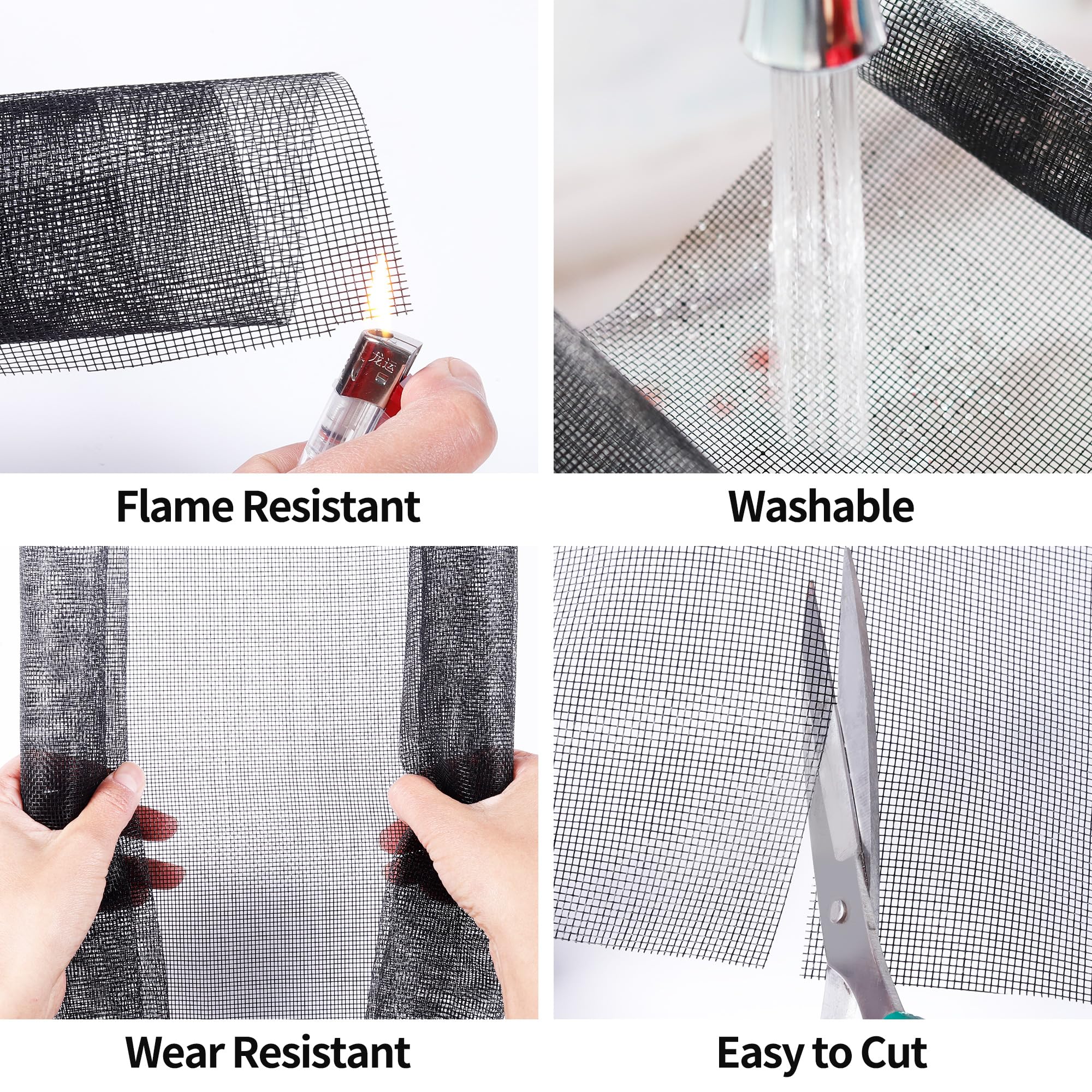 LATERN Mesh Window Grille 120 cm x 250 cm Fiberglass