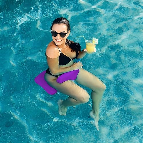 Vista 42 de VOS Oasis - Flotadores de sillín sólidos para agua, ultra flotantes, cómodos asientos flotantes