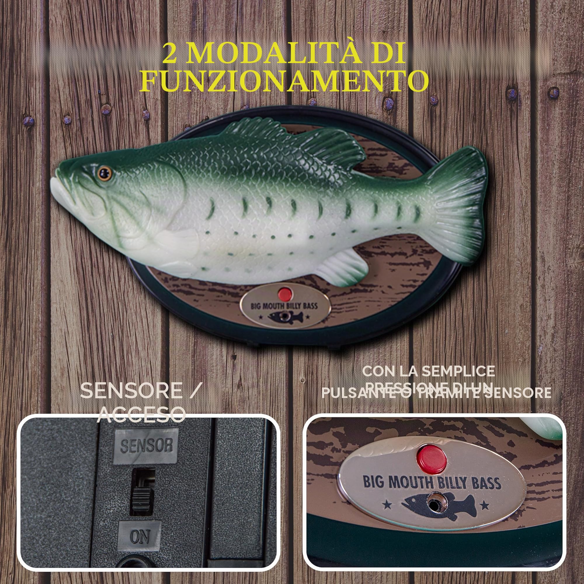 MIK Funshopping Billy Bass | il pesce canterino animato