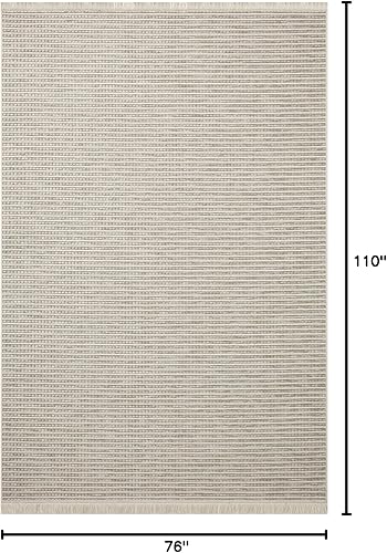 Miniatura 41 de Loloi Amber Lewis Malibu Collection MAB-02 - Alfombra de área de 6 pies 4 pulgadas x 9 pies 2 pulgadas, marfil/multicolor