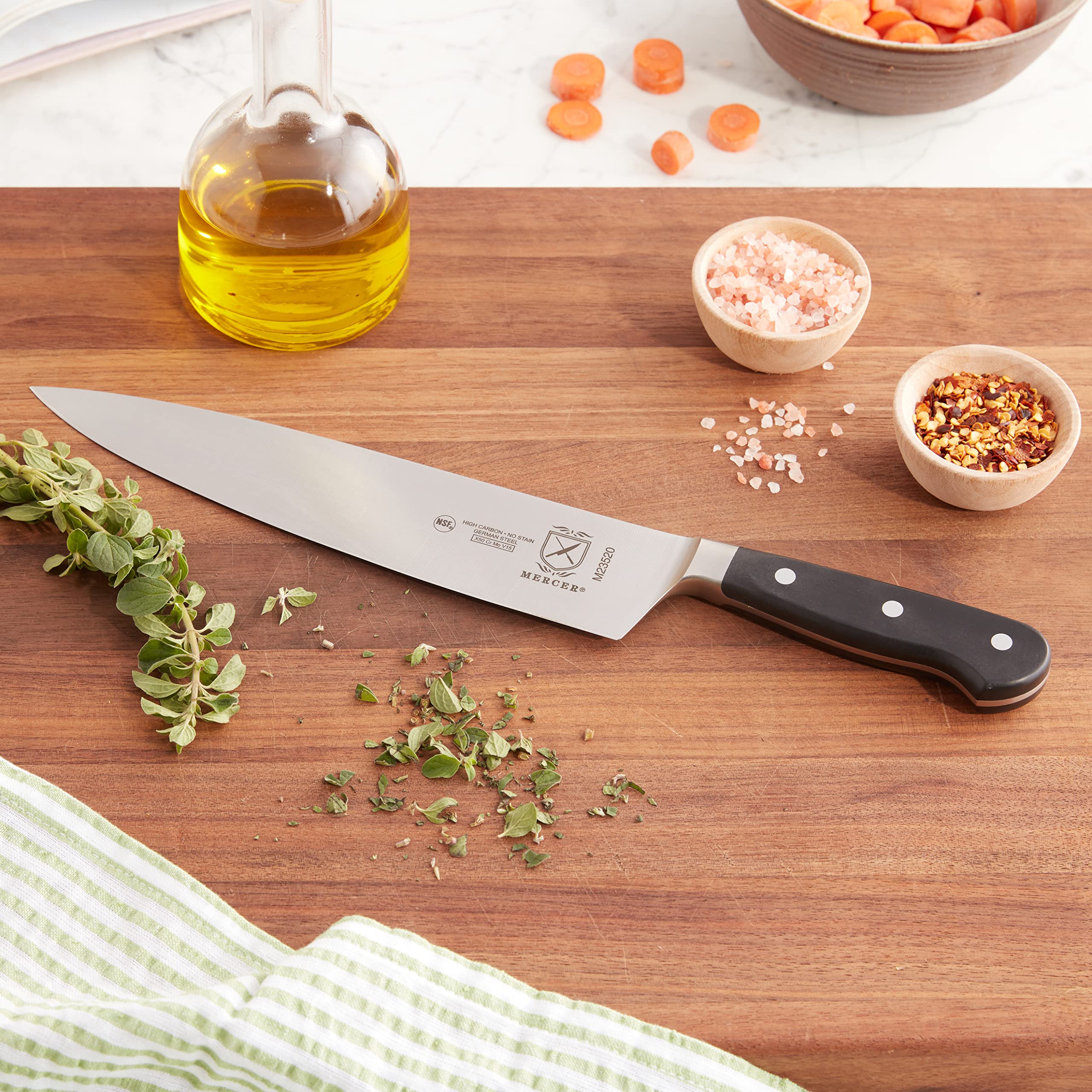 Mercer Culinary M23520 Renaissance, 9-Inch Chef's Knife — Amazon image 7