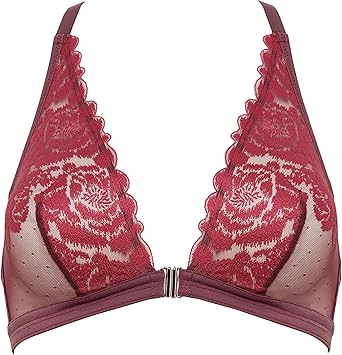 Maison Lejaby Sujetador Flora Para Mujer, Negro, XG