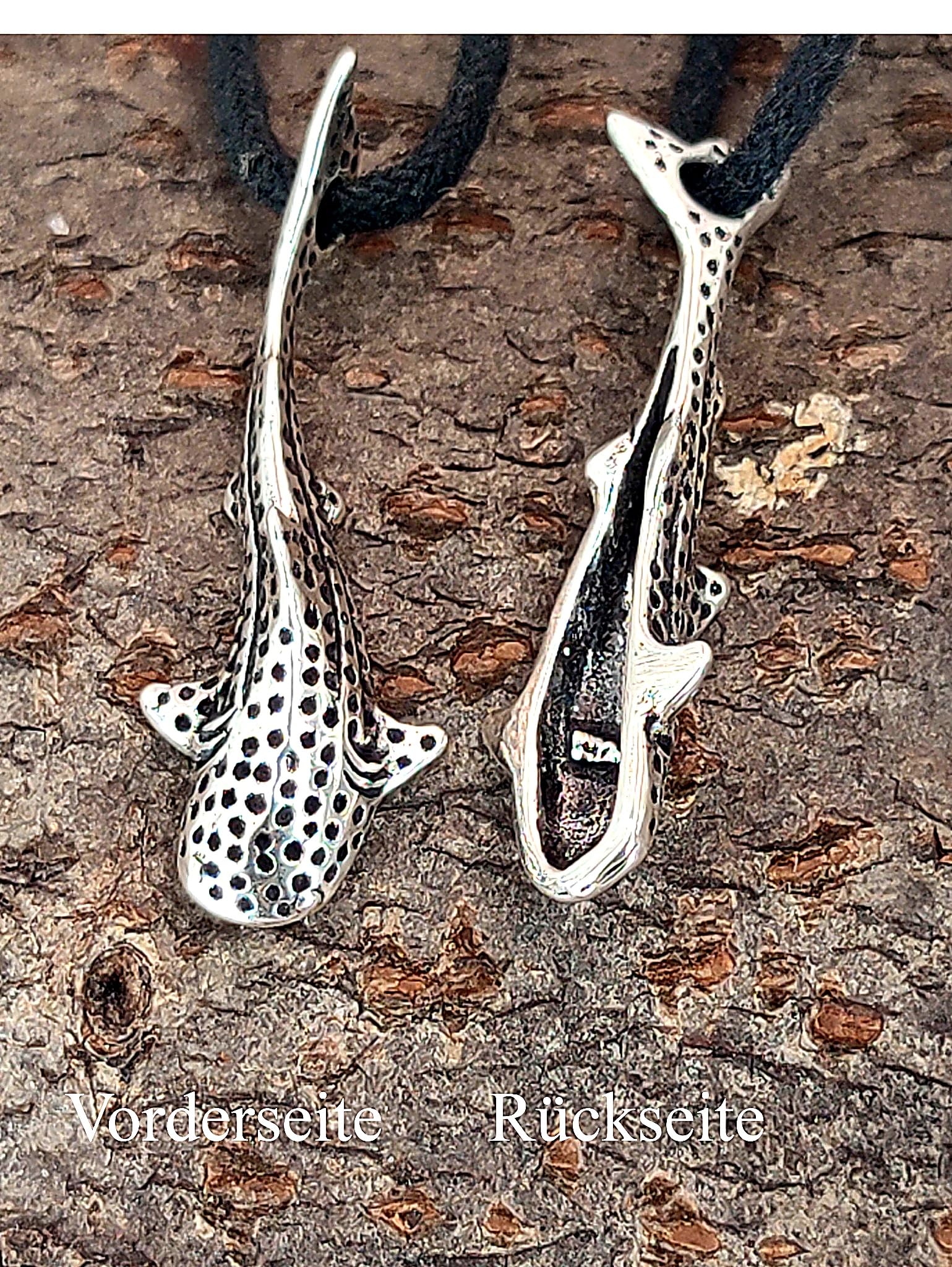 Kiss of Leather Anhänger Walhai aus 925 Sterling Silber Nr. 389