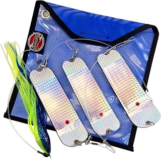 Spearfishing Flasher Kit Reflective Flasher Lure Kit for Attracting and Spearing Pelagic Fish Like Tuna, Wahoo, Amberjack, Kingfish, Marlin, Sailfish, and More.