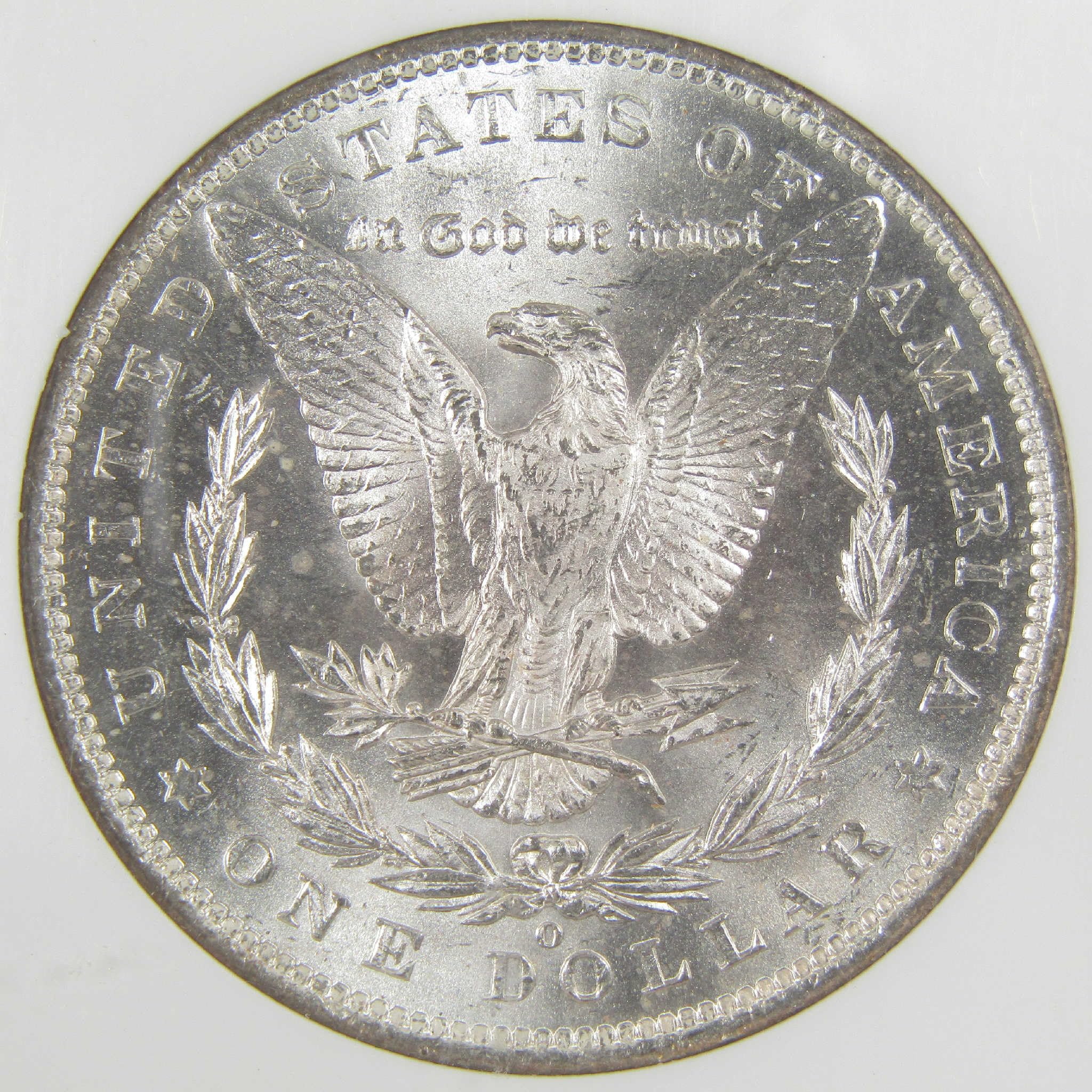 アメリカモルガンONE DOLLAR-シルバーコンチョ 1884年製 1884 O Morgan Dollar MS 66 NGC Silver Uncirculated $1 Coin at