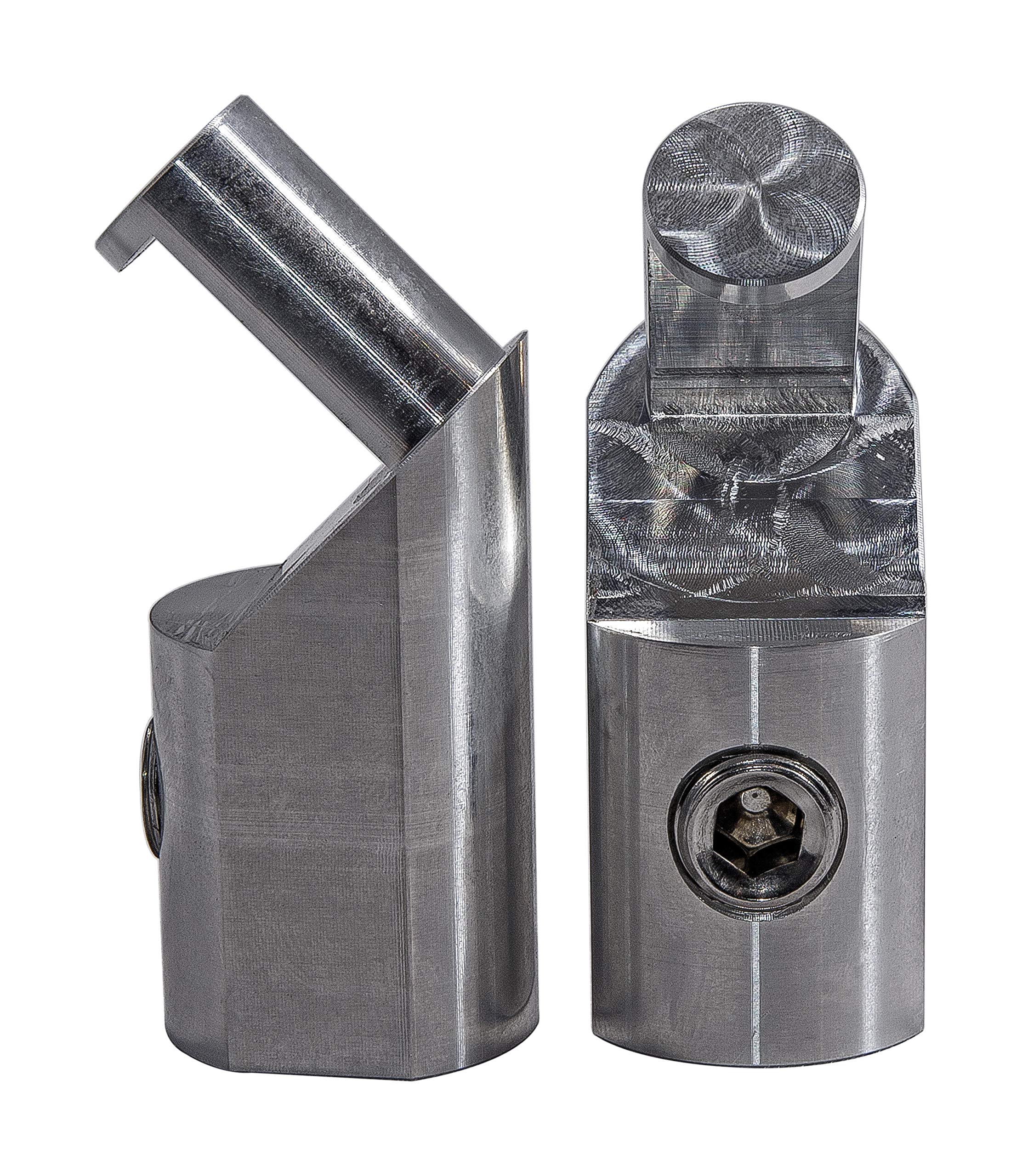 ILL CustomzPair of Power and Ground Angled 1/0 to 1/0 AWG 0 Gauge Amp Input Reducers