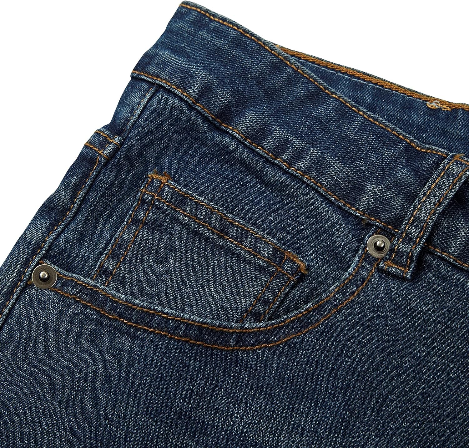 Wbestwind Men's Relaxed Stretch Vintage 60s 70s Bell Bottom Fit Comfort Flared Retro Leg Denim Jeans - Image 5