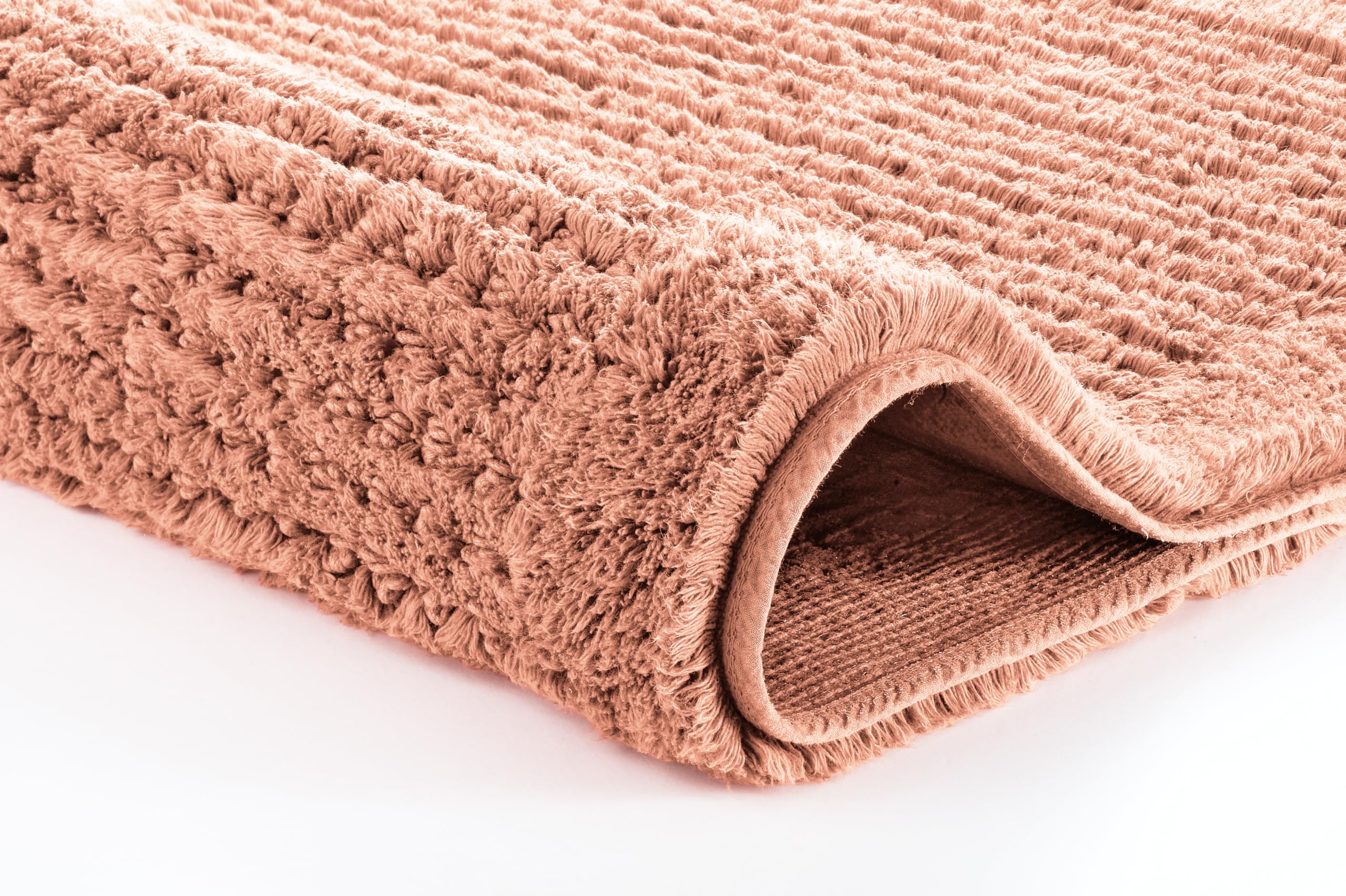 Kleine Wolke Alfombra de baño, algodón, Papaya, 70 x 120 cm