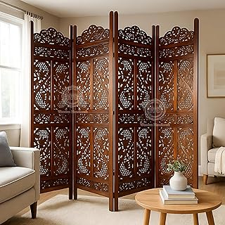 AS Wooden Handicraft Partition for Living Room,Divider,Wooden Partition Wall Divider Screen Separator, Wall Panel Divider ... Price In India
