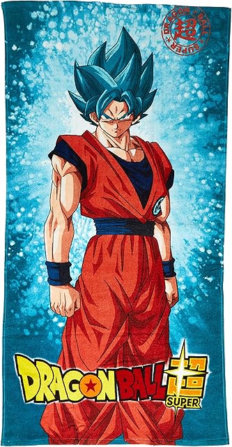 Herding Dragonball Super Bath Towel, 150 x 75 cm, Cotton, Multicoloured